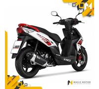 Scarico completo MIVV Urban per Kymco Agility 125 08-12 Inox C.KY.0015.B