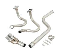 Scarico Completo Moto Compatibile Con Per VersysX250 Per VersysX300 2017-2023 Sistemi Di Scarico Per Moto Tubo Di Collegamento Centrale Anteriore Marmitta Tubo Di Scarico