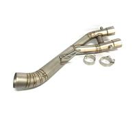 Scarico Completo Moto Compatibile Con Yamaha Per YZF-R1 2015-2021 Collegamento Tubo Centrale Motocross, Tubo In Acciaio Inossidabile, Slip-on, Accessori Rimovibili Per Moto.