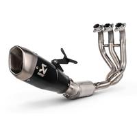 SCARICO COMPLETO NON OMOLOGATO TITANIO NERO AKRAPOVIC PER TRIUMPH TRIDENT 660 2