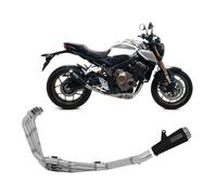 Scarico Completo Omo Arrow Col Kat PRace F Acc Ner Honda CBR 650 R 2019 > 2023