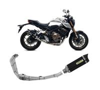 Scarico Completo Omol Arrow All Nero Thunder Fond Carboni Honda CB650R 2019 2023