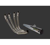 SCARICO COMPLETO OMOLOGATO MSR SILENZIATORE MOTO D'EPOCA YAMAHA XJ 750 1984/89 4/1 DESTRO BENTCONIC CAC