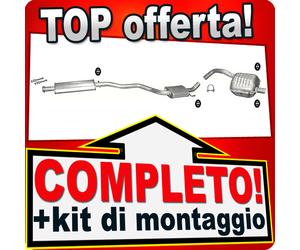 Scarico Completo per ALFA ROMEO 147 1.6 2.0 16V 2000-2008 Marmitta