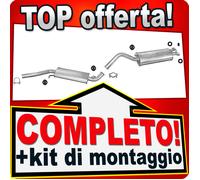 Scarico Completo per AUDI 100 (C3) 2.2 2.3 3-Volumi Familiare Marmitta