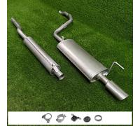 Scarico Completo per AUDI 80 (B4) 1.6/2.0 & 1.6/2.0E con omologazione Marmitta