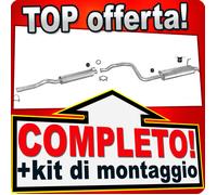 Scarico Completo per AUDI 80 (B4) 1.9 TD TDI 1991-1996 Marmitta