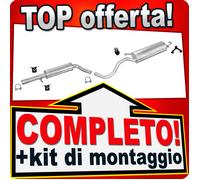 Scarico Completo per AUDI A3 (8L1) 1.6 Marmitta