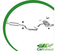 Scarico Completo per AUDI A3 (8P1) 2.0 TDI 2003-2008 / 1.9 TDI 2003 Marmitta
