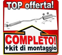 Scarico Completo per BMW 3 (E30) 320 324d 3-Volumi 1983-1990 Marmitta