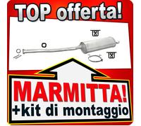 Scarico Completo per BMW 3 (E36) 316 3-Volumi Coupe Touring Familiare Marmitta