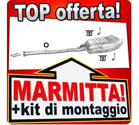 Scarico Completo per BMW 3 (E36) 318 3-Volumi Coupe Touring Familiare Marmitta