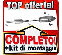 Scarico Completo per BMW 3 E46 320i 323i 328i 1998-2000 Marmitta