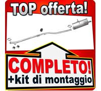 Scarico Completo per CITROEN BERLINGO / PEUGEOT PARTNER 1.6 HDI 05-11 Marmitta