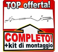 Scarico Completo per CITROEN C4 I 1.4 2-Volumi Coupe Marmitta +Tubo