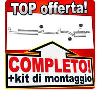 Scarico Completo per CITROEN EVASION & JUMPY I 2.0 136/138CV Marmitta