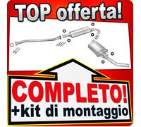 Scarico Completo per CITROEN JUMPER I 1.9 D per senza CAT. Marmitta