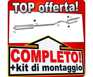 Scarico Completo per CITROEN JUMPY I 1.9 D 1868CCM WJZ LWB-lungo Marmitta