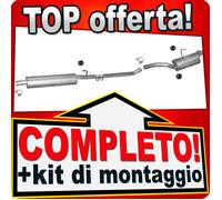Scarico Completo per CITROEN JUMPY I 2.0 HDI LWB-lungo 07.01-04.2005 Marmitta