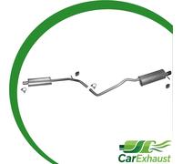 Scarico Completo per DACIA DUSTER 1.6 16V 105CV 115CV punta di cromo dal 2010