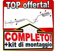 Scarico Completo per DAEWOO LANOS 1.3/1.4 1.5 2-Volumi 2000-2003 Marmitta