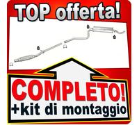 Scarico Completo per FIAT CINQUECENTO 0.9 900 i.e. 1992-1999 Marmitta