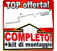 Scarico Completo per FIAT DOBLO 1.9 JTD 2000-2005 Marmitta