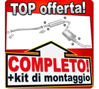 Scarico Completo per FIAT DUCATO II 1.9 TD 2.5 TDi per senza CAT. Marmitta