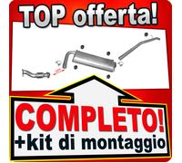 Scarico Completo per FIAT DUCATO III 2.3 JTD 120/131/148CV LWB dal 2011 Marmitta