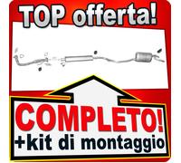 Scarico Completo per FIAT PUNTO (176) 1.2 85CV 2-Volumi Cabrio Marmitta