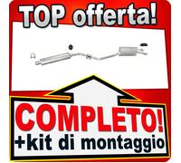 Scarico Completo per FIAT PUNTO (176) 1.7 TD 2-Volumi Marmitta