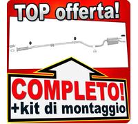 Scarico Completo per FIAT PUNTO II (188) 1.2 8V 60CV 1999-08.2005 Marmitta