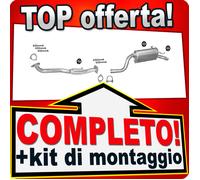 Scarico Completo per FIAT PUNTO II (188) 1.9 JTD 1999-2006 Marmitta
