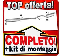 Scarico Completo per FIAT SCUDO I (220) 1.9 D 1868CCM WJZ LWB-lungo Marmitta