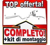 Scarico Completo per FIAT SIENA 1.4 51KW 3-Volumi Limousine dal 1996 Marmitta