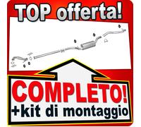 Scarico Completo per FORD C-MAX / FOCUS MK 2 1.6 TDCi 2-Volumi / C-MAX +Tubo