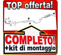 Scarico Completo per FORD ESCORT 1.4 Cabrio 2-Volumi 1995-2001 Marmitta +Tubo