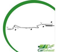 Scarico Completo per FORD FIESTA 1.4 TDCI 68PS 05-08 +Tubo Anteriore