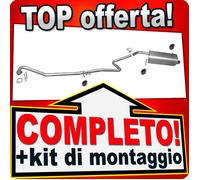 Scarico Completo per FORD FIESTA MK6 1.4 1.6 TDCI 2008-2012 Marmitta