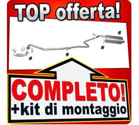 Scarico Completo per FORD FIESTA MK6 1.4 TDCI 2008-2012 Marmitta +Tubo