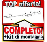 Scarico Completo per FORD FOCUS MK1 1.8 TDDi TDi 75/90CV 3-Volumi Marmitta +Tubo