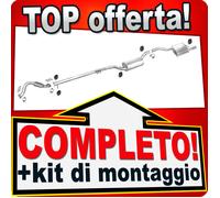 Scarico Completo per FORD FOCUS MK1 2.0 16V 3-Volumi Marmitta +Tubo