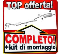 Scarico Completo per FORD FUSION 1.6 TDCi 09.2004-11.2005 Marmitta