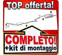Scarico Completo per FORD FUSION 1.6 TDCi 12.2005-04.2006 Marmitta