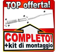 Scarico Completo per FORD TRANSIT 2.4 DI TDE TDCi MWB-3300mm 2000-2006 Marmitta