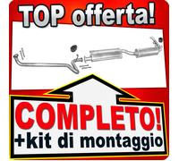 Scarico Completo per FORD TRANSIT 2.5 D DI Tubo d'extrémité du côté 1988-1991