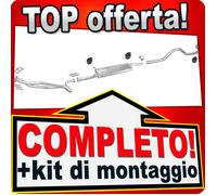 Scarico Completo per FORD TRANSIT Motore-D25P LWB senza KAT 91-94 Marmitta
