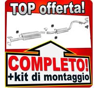 Scarico Completo per FORD TRANSIT TOURNEO 2.0 SWB 2835mm 85kW 1994-2000 Marmitta