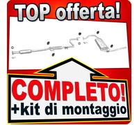 Scarico Completo per HONDA CIVIC IV 1.3 & 1.4 3-Volumi 1987-1989 Marmitta