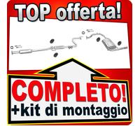 Scarico Completo per HONDA CIVIC IV 1.4 2-Volumi 1987-1991 Marmitta